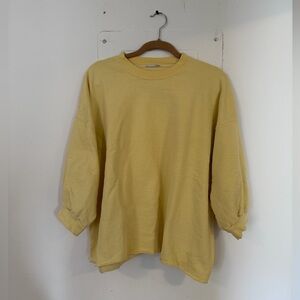 Rachel Comey Soft Yellow Sweatshirt